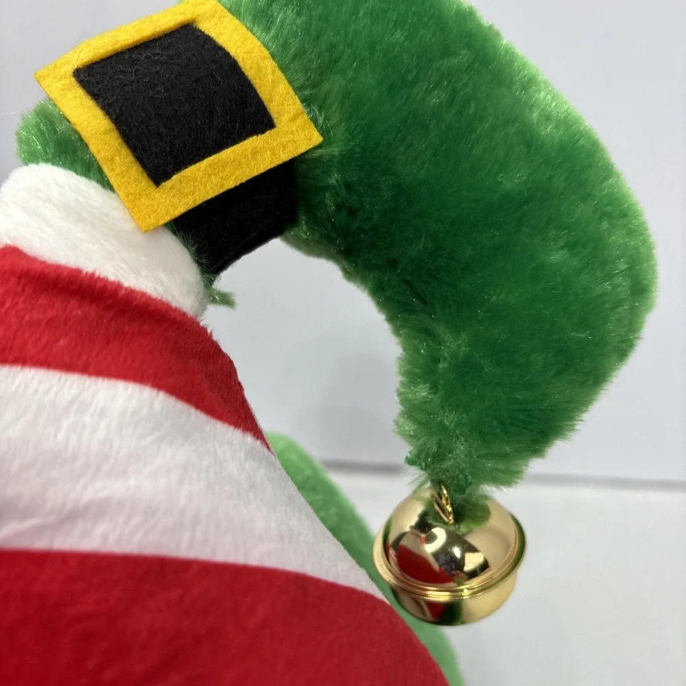 Adjoy Christmas Elf Adult‎ Party Hat One Size Fits Most Padded Lined w/Bells